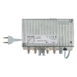 Kathrein Hausanschlussverstärker VOS 43/RA, 34/40dB 5-65/85-1006 MHz, F-Connector... KATHREIN-20910030 4021121503917 (Abb. 1)