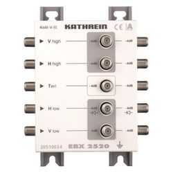Kathrein Sat-ZF-Verteiler EBX 2520, 5-2400 MHz, 4 dB, F-Connector... KATHREIN-20510034 4021121472985 (Abb. 1)
