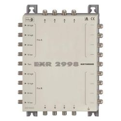 Kathrein Durchgang-Multischalter EXR 2998, 9 Eingänge, 8 Teilnehmeranschlüsse, kaska... KATHREIN-20510020 4021121464072 (Abb. 1)