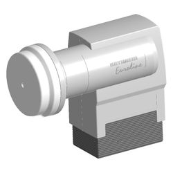 Kathrein Universal-Quattro-LNB KEL 440, 10,70-12,75GHz 4 Ausgänge, 40mm, Grau... KATHREIN-20110029 4021121534836 (Abb. 1)