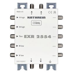 Kathrein Multischalter EXR 2554, 5 Eingänge, 4 Teilnehmeranschlüsse... KATHREIN-20510097 4021121522819 (Abb. 1)