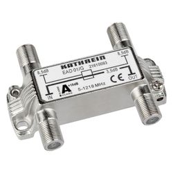 Kathrein Abzweiger EAD 01/G, 8,5dB 5-1218MHz, F-Connector, Zink-Spritzguss... KATHREIN-21610093 4021121547843 (Abb. 1)