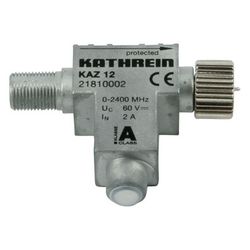 Kathrein Blitzstromableiter KAZ 12, 5-2400 MHz, 75 Ohm, 21810002... KATHREIN-21810002 4021121450785 (Abb. 1)