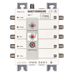 Kathrein SAT-Verteilnetzverstärker VWS 2551, 15 dB Verstärkung, 5 Eingänge, 5 Ausgän... KATHREIN-20510099 4021121522864 (Abb. 1)