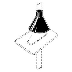 Kathrein Abdeckkragen ZTC 42, 42mm, Dachdurchführungsdichtung... KATHREIN-218208 4021121433672 (Abb. 1)