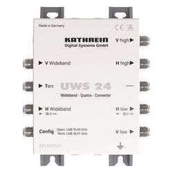 Kathrein Konverter UWS 24, 2 Eingänge, 4 Stamm-Ausgänge, 14 V / 18 V LNB-Speisung... KATHREIN-205500001 4063242000241 (Abb. 1)