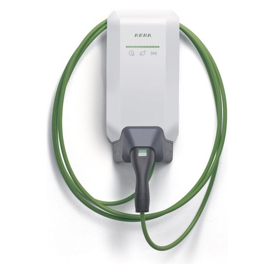 Keba Wallbox KeContact P40, 11kW, 3-phasig, 6m Kabel, RFID, Weiß, 131112