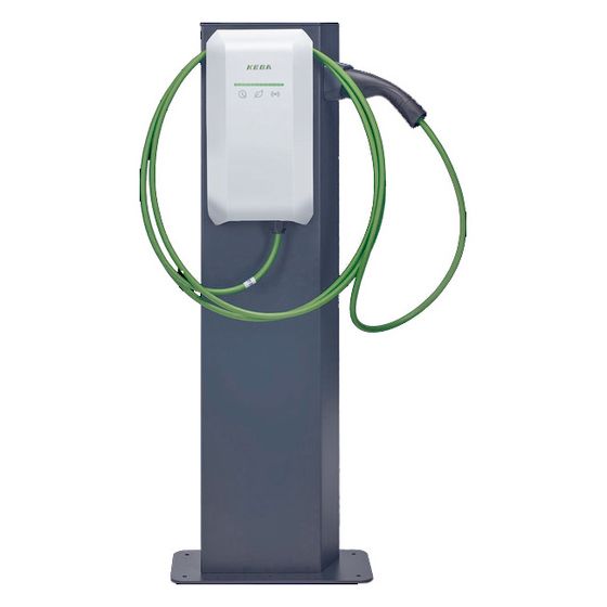 Keba Standsäule KC-P30/P40 Single, Aluminium, RAL7016, 131771
