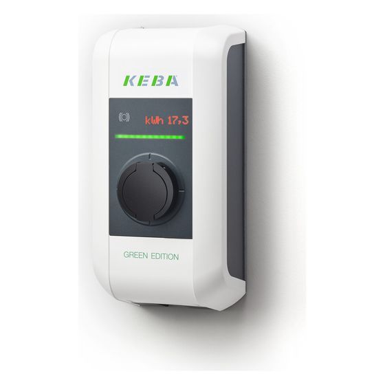 Keba Wallbox KeContact P30 x-series, 22kW, Kunststoff, Signalgrau/Anthrazitgrau, 128779
