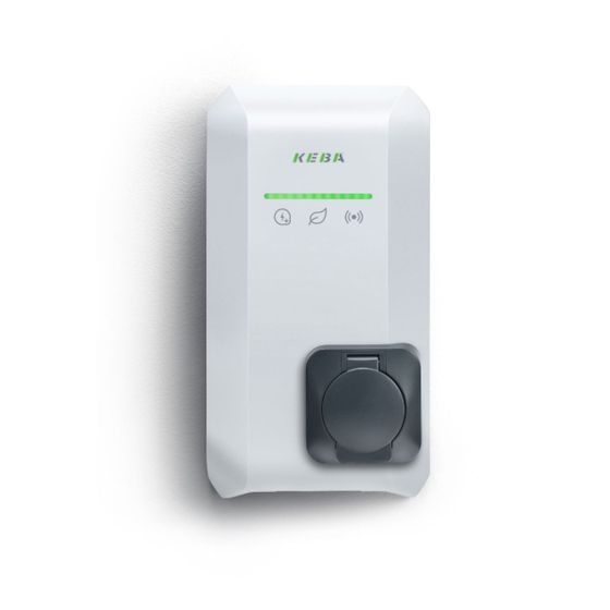 Keba Wallbox P40 PRO, 22kW, 3-phasig, Socket, Weiß, 15118