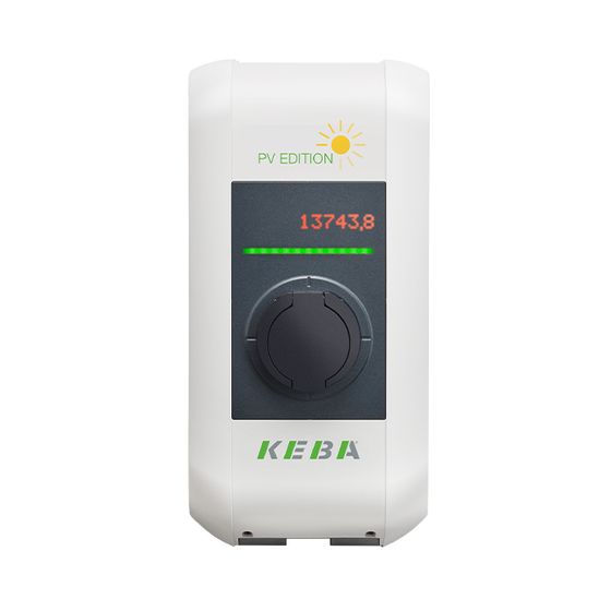 Keba Wallbox P30 Photovoltaic, 22kW, IP54, Reinweiß/Anthrazitgrau, 127734