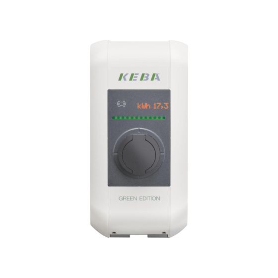 Keba Wallbox KeContact P30 x-series, 22kW, Kunststoff, Signalgrau/Anthrazitgrau, 128779