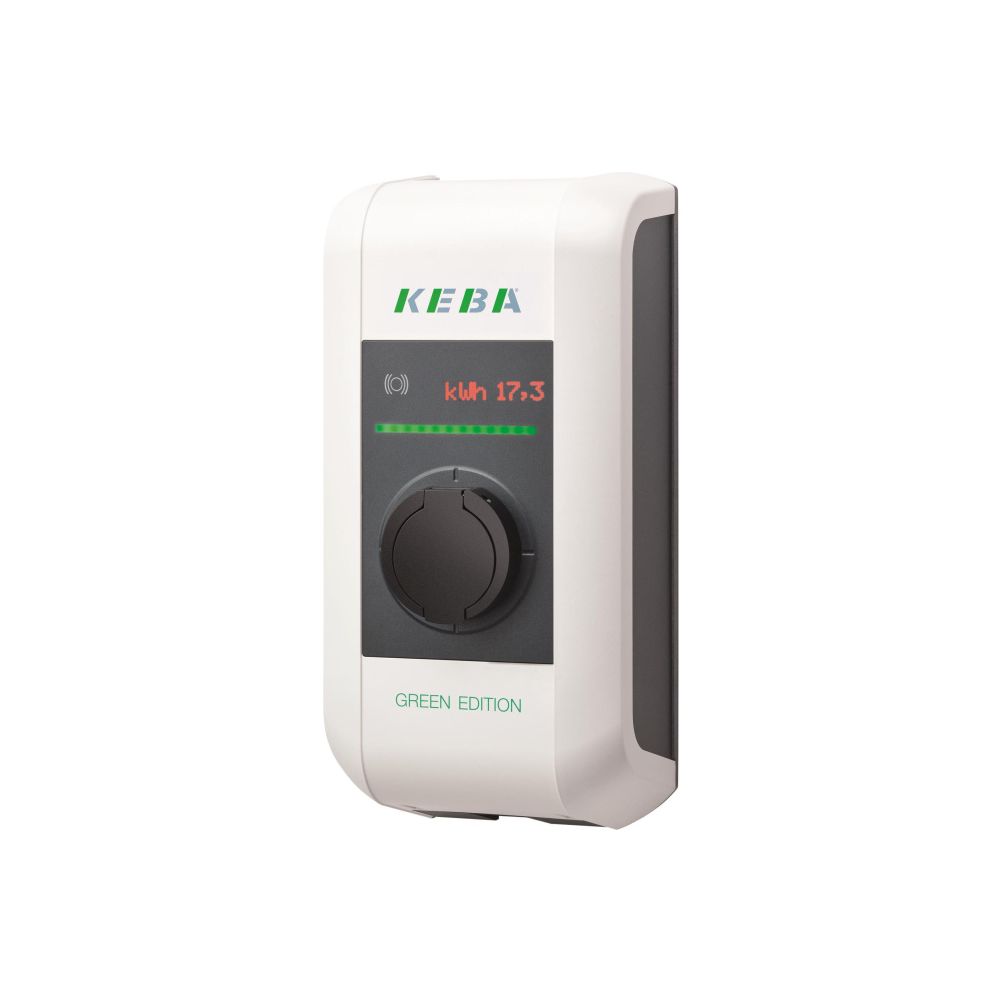 Keba Wallbox KeContact P30 c-series, 22kW, IP54, IK10, Kunststoff, Reinweiß/Anthrazitgrau,... KEBA-121916 9120050714083 (Abb. 2)