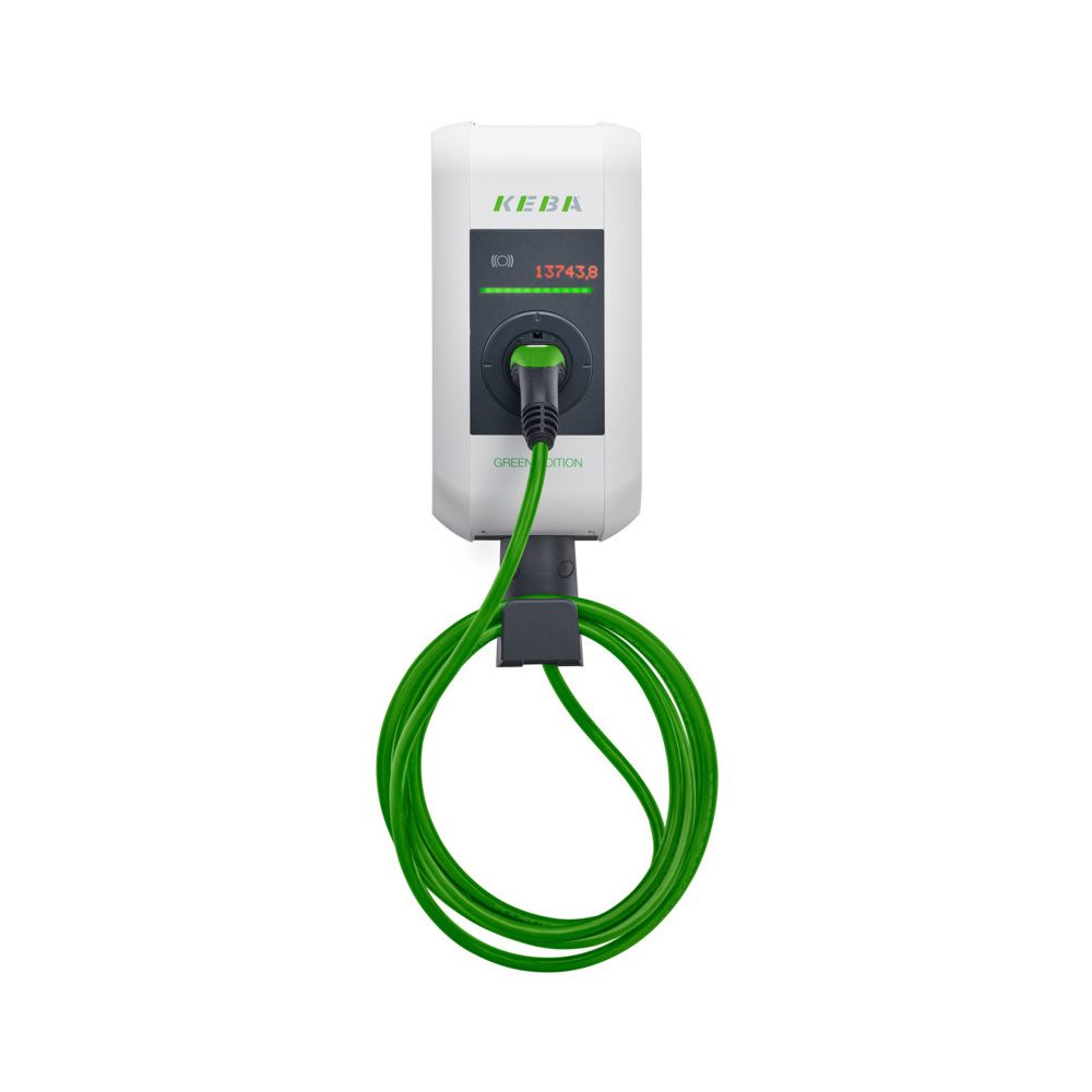 Keba Wallbox KeContact P30 c-series, 22kW, 6m Typ 2 Kabel, RFID, MID, 495x240x142mm, Reinw... KEBA-122113 9120050714304 (Abb. 2)