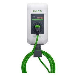 Keba Wallbox KeContact P30 x-series, 22kW, 6m, RFID, Display, Kunststoff, Signalgrau/Anthr... KEBA-128809 9120050716278 (Abb. 1)