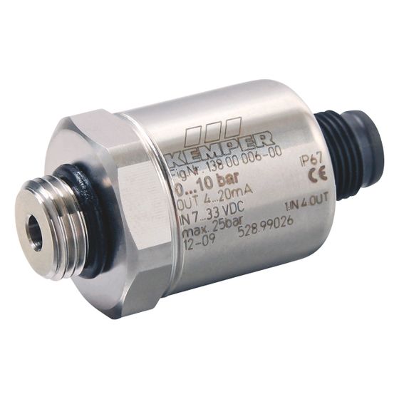 Kemper Drucksensor zur Erfassung des Systemdruckes im TW-System in GLT oder Handmessgerät, PN 16, IP67, Figur 138&nbsp;00&nbsp;006