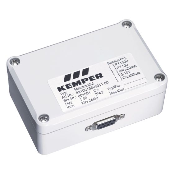 Kemper Control-Plus Sensor-Messmodul zur Messdatenerfassung, Wandmontage-geeignet, Figur 138&nbsp;00&nbsp;011