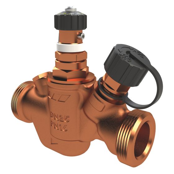 Kemper Therm automatisches Zirkulations-Regulierventil, 30-50 Grad C, DN 15 AG, PN 16, Rotguss, Figur 140&nbsp;0G