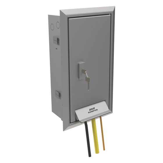 Kemper Tresor Wandeinbauschrank Spezial Geräteanschlussventil DN 15, ohne Steckdose, PN 16, Figur 214&nbsp;08