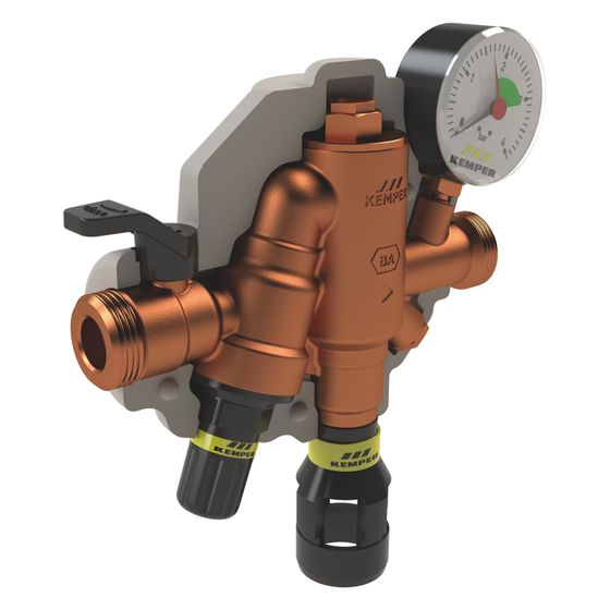 Kemper Heizungsbefüllkombination BA DN 20 AG, PN 10, Figur 365&nbsp;0G