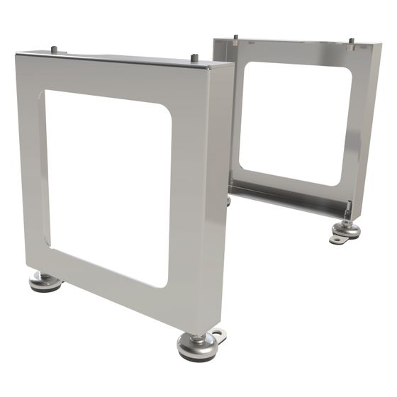 Kemper Standfüße für FK-5 Sicherheitstrennstation, Höhe 345-380mm, Länge 409mm, 2-teilig