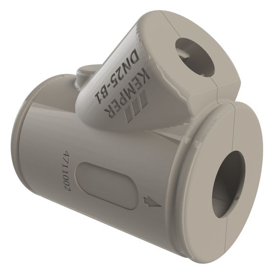 Kemper Dämmschale universell, Schrägsitz mit Verschlussclips, DN 25, Polyethylen, Figur 471&nbsp;10