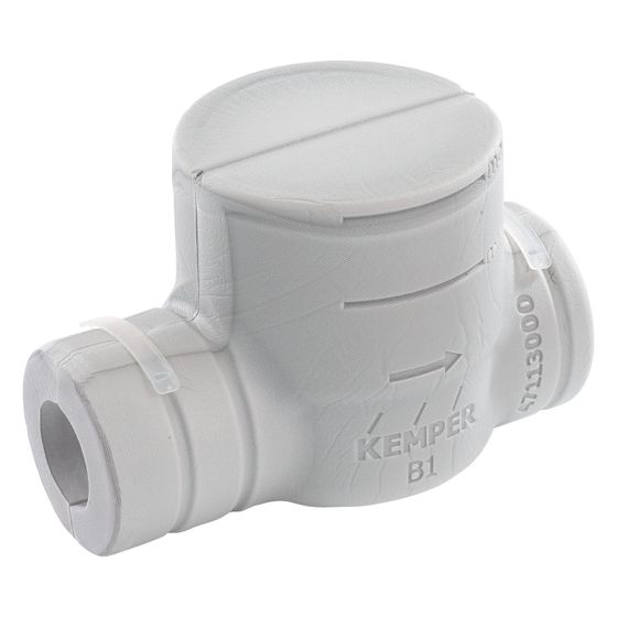 Kemper Dämmschale für UP-Wasserzähler-Gehäuse mit Verschlussclips, DN 20, Polyethylen, Figur 471&nbsp;13