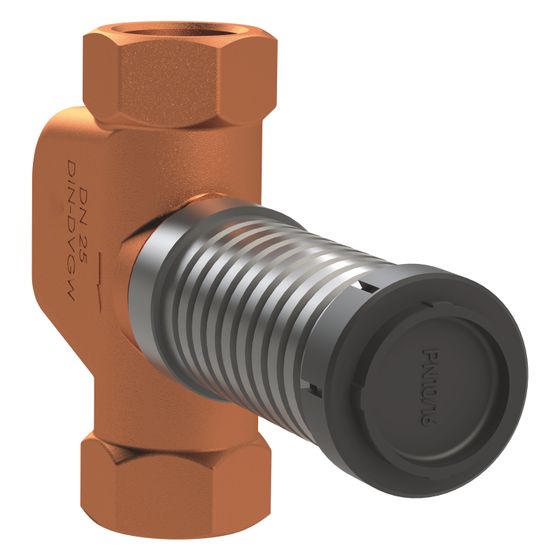 Kemper UP-Plus Unterputzventil ohne FM-Set, DN 32 IG, PN 16, max. Einbautiefe 110mm, Rotguss, Figur 560&nbsp;01
