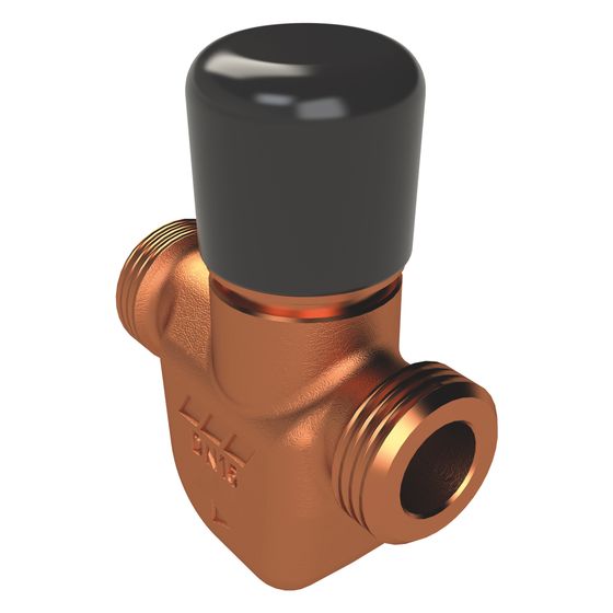 Kemper KHS CoolFlow Kaltwasser-Regulierventil ohne Stellantrieb und Spülfunktion, DN 15 AG, PN 10, Figur 617 0G