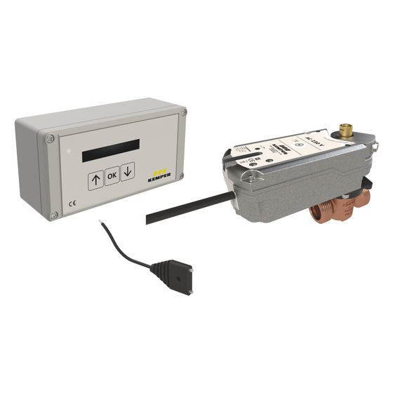 Kemper Leckage-Sicherheitssystem mit Stellantrieb, Steuereinheit, Wasserfühler und VAV-plus DN 32, PN 16, 230V, Figur 620&nbsp;01