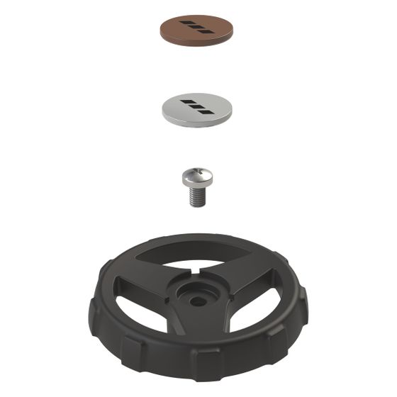 Kemper Handrad Umrüstset 120x12mm für DN 65-100 Rotguss, Figur 999 00, 9990001200