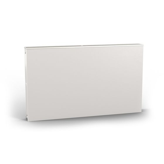 Kermi Plan-K therm-x2 Flachheizkörper glatt Typ 22 605x102x805mm, 1247W bei 75/65/20, mit Abdeckung, Bohrkonsole, Weiß