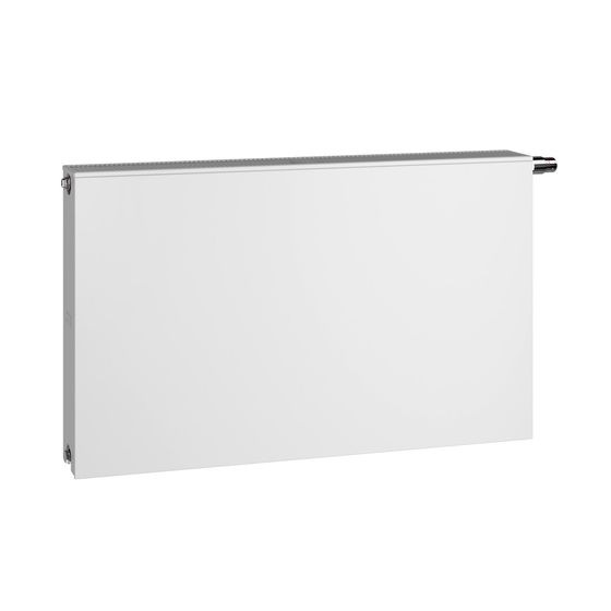 Kermi Plan-Vplus therm-x2 Flachheizkörper glatt Typ 10 Weiß 755x63x2005mm Ventil links ohne Abdeckung 1277W bei 75/65/20 Grad C