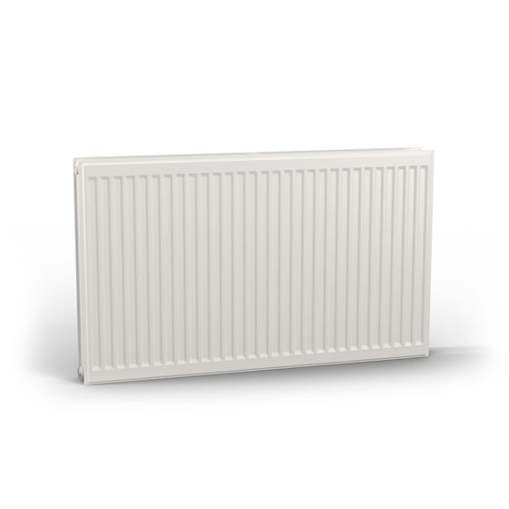Kermi Profil-V therm-x2 Hygiene Flachheizkörper Typ 20 600x100x600mm, 616W bei 75/65/20 Grad C, Ventil links, BK, Weiß
