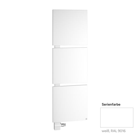 Kermi Signo Designheizkörper 1247x540x57mm weiß/weiß links