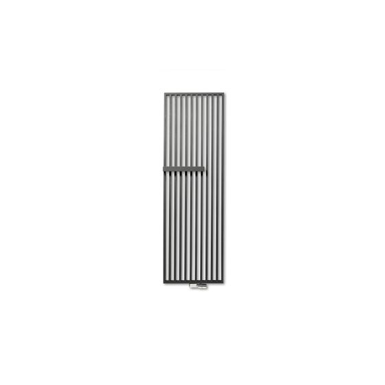Kermi Arche Plus Designheizkörper vertikal Weiß Seidenglanz 2000x115x570mm Bügel links 1412W bei 75/65/20 Grad C