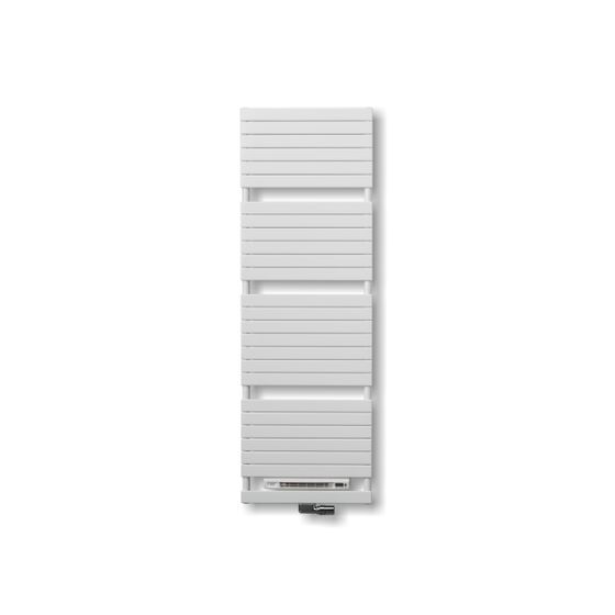 Kermi Aster Blower Mix Badheizkörper mit Heizlüfter Glanzsilber 1834x95x600mm 1014W bei 75/65/20 Grad C
