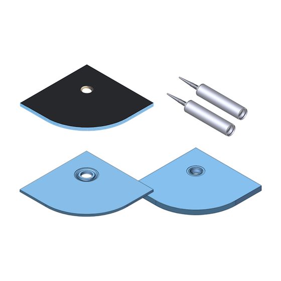 Kermi Board Point RUD 090090 L 900 x B 900 x H 130 mm