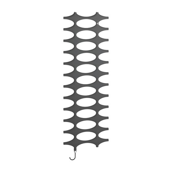 Kermi Ideos-E elektrischer Designheizkörper 1526x37x508mm WRS Anschluss rechts 600W, Graphit Metallic