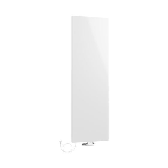 Kermi Pateo Flair Designheizkörper vertikal 1870x102x670mm, 1154W bei 45/35/20 Grad C, Weiß Seidenglanz