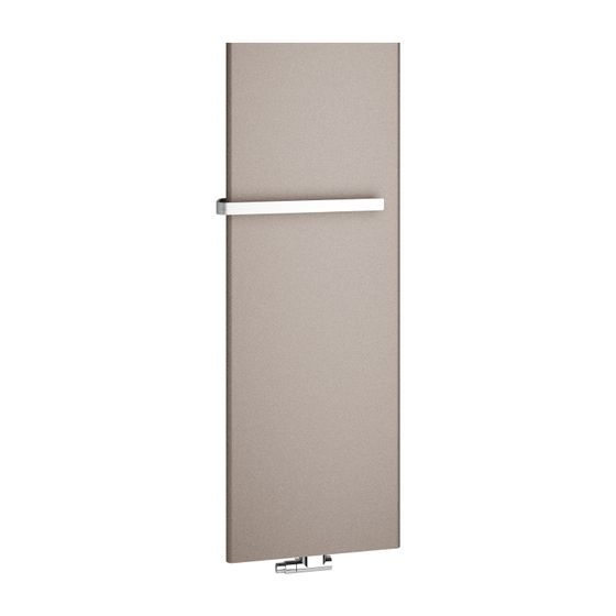 Kermi x2 Pateo-E-Zusatzbetrieb Designheizkörper 1725x68x600mm, WWS 645W, 1406W bei 75/65/20 Grad C, Weiß