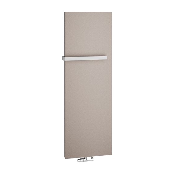 Kermi Rubeo-E-Zusatzbetrieb Designheizkörper 1525x66x570mm WRS 645W, Weiß Soft