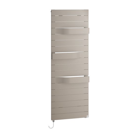 Kermi Tabeo-E elektrischer Designheizkörper 1197x101x500mm, FWS, Anschluss rechts, 600W, Anthracite Grey