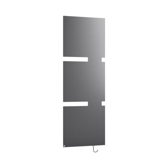 Kermi Tano-E elektrischer Designheizkörper 1800x44x600mm WRX links 800W Gaphit Metallic