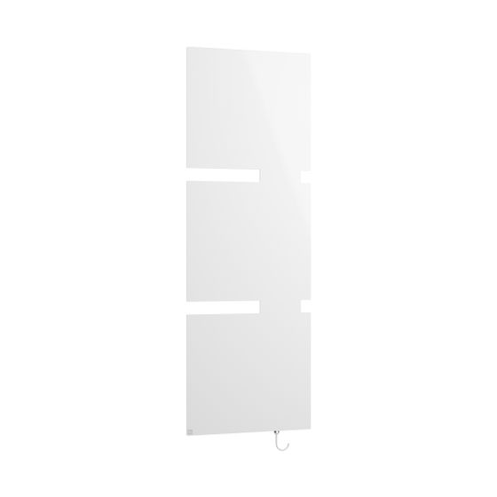 Kermi Tano-E elektrischer Designheizkörper 1800x44x600mm WRS links 800W Weiß Seidenglanz