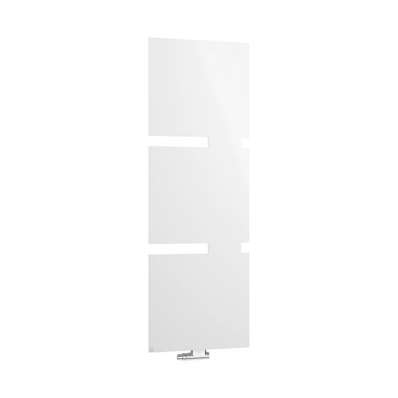 Kermi Tano Designheizkörper Weiß Seidenglanz 1800x49x600mm Ausführung links 1033W bei 75/65/20 Grad C