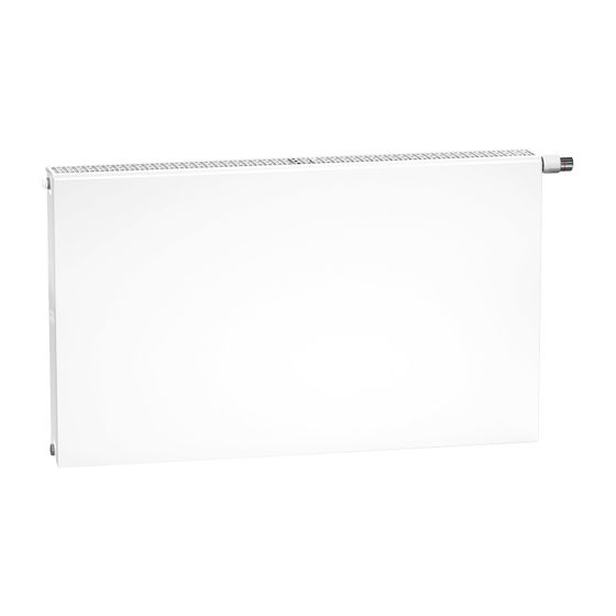 Kermi Plan-V therm-x2 Flachheizkörper glatt Typ 33 905x157x2605mm, 7786W bei 75/65/20, Ventil rechts, mit Abdeckung, WK, Weiß