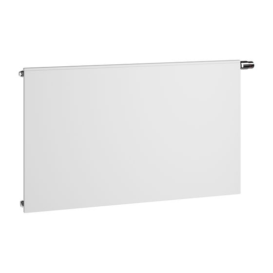 Kermi Plan-V therm-x2 Hygiene Flachheizkörper glatt Typ 30 705x157x2305mm, 3460W bei 75/65/20 Grad C, Ventil links, WK, Weiß