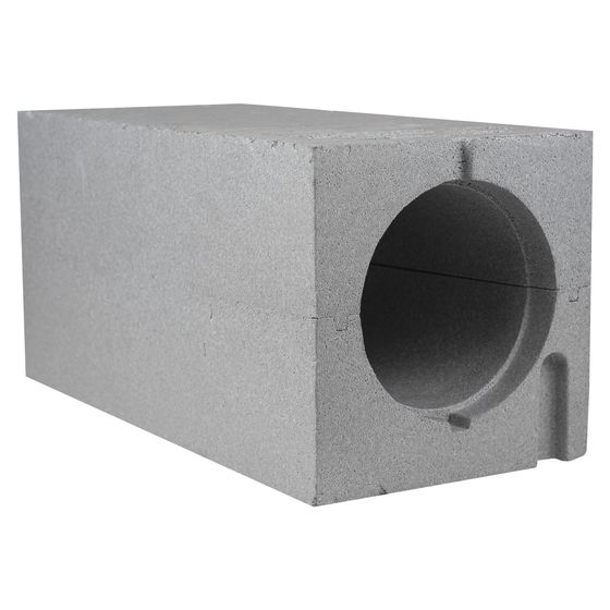Kermi x-well Einbau-Montagestein 260mm zur Einmauerung Montagerohre d. 160mm