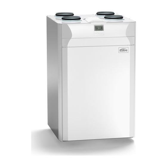 Kermi x-well S370 Wohnraumlüftungsgerät mit WRG, 370m3/h, DN 160